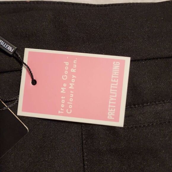 PrettyLittleThing Womens Black Plus Avani Suit Trousers/pants/Slacks Size 16 NWT - Picture 7 of 14